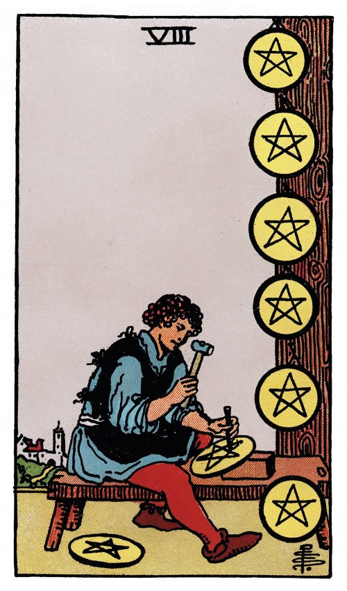 71 eight of pentacles 1